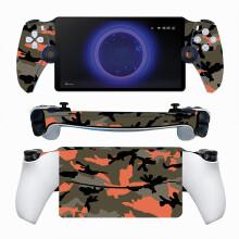(C) Camouflage Skin Sticker For Ps Portal Remote Player Console, Anti-scratch Vinyl Skin Decal Cover Bubble-free For Playstation Portal