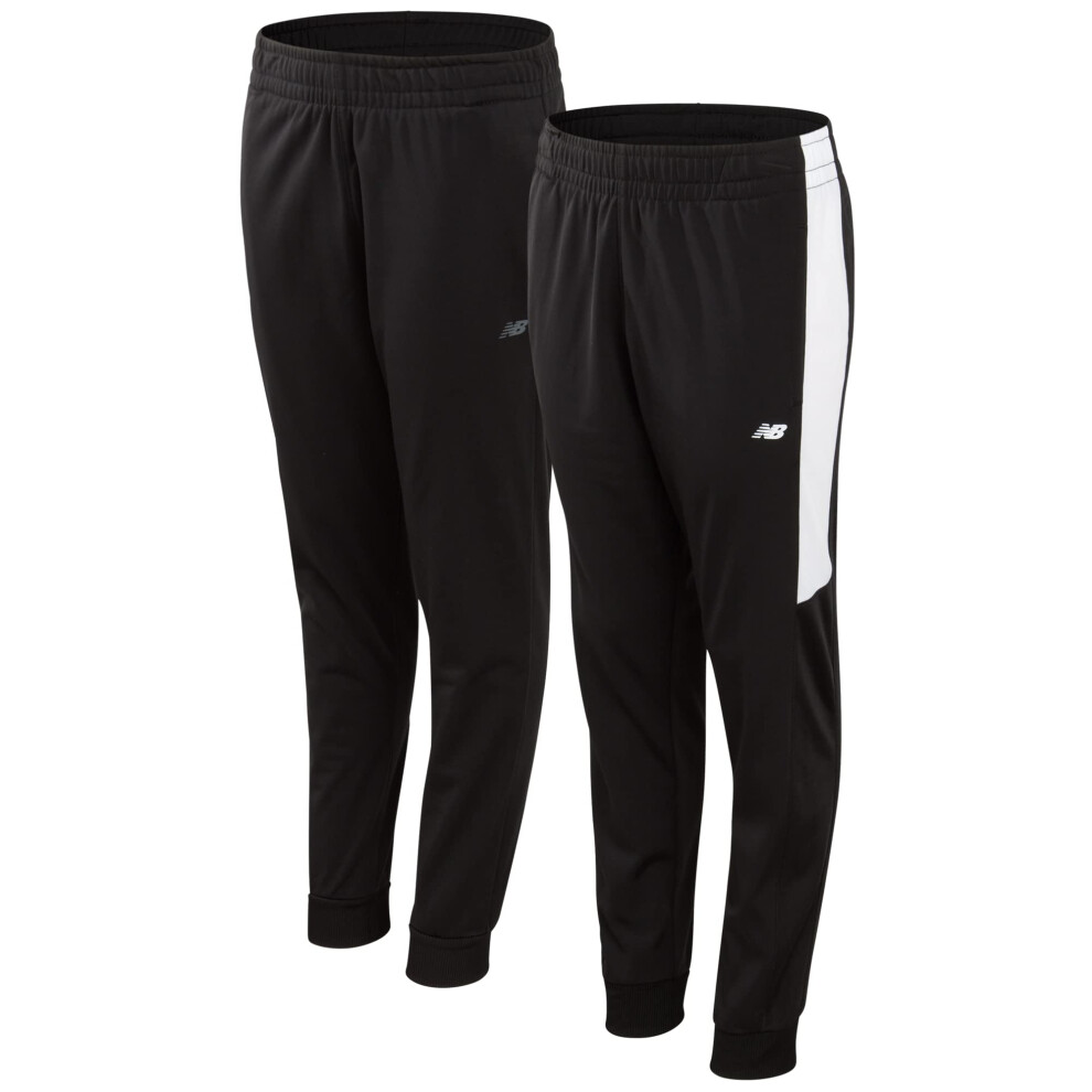 New Balance Boys' Athletic Sweatpants - 2 Pack Performance Tricot Jogg