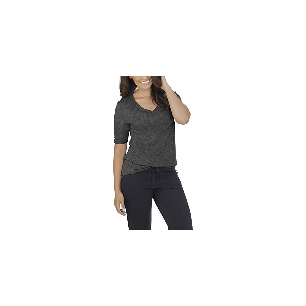 Fruit of the Loom Women's Crafted Comfort Relaxed Fit Tri-Blend Tees