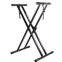 RockJam Xfinity Heavy-Duty Double-X Pre-Assembled Infinitely Adjust