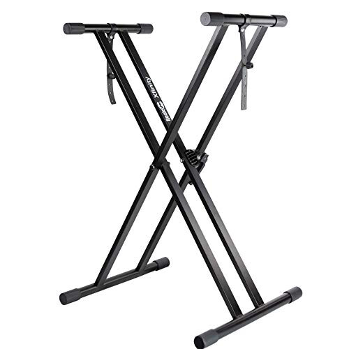 RockJam Xfinity Heavy-Duty  Double-X  Pre-Assembled  Infinitely Adjust