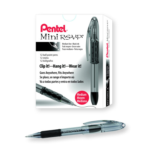 Pentel PENBK91MNAA - Mini R.S.V.P. Balpen 1
