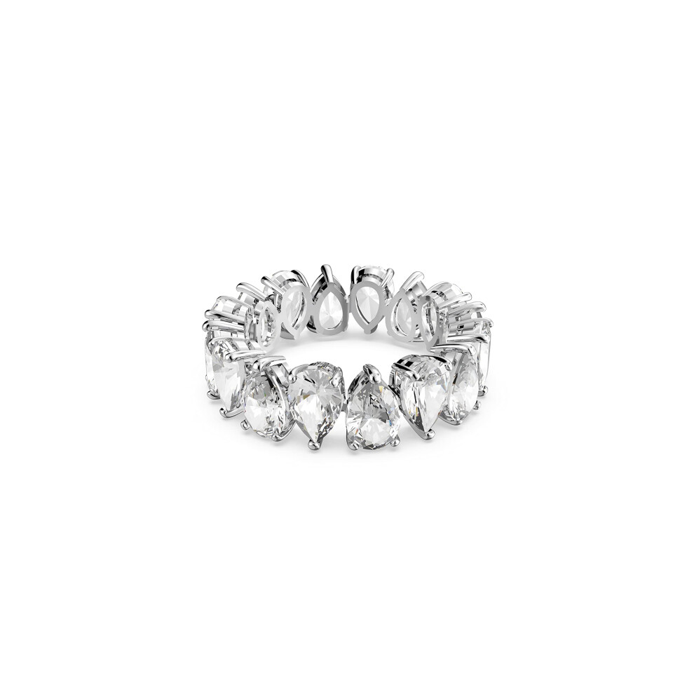 Bague Swarovski Pear Vittore pour femme avec cristaux blancs en forme de poire