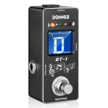 Donner Tuner Pedal Dt-1 chromatic guitar Tuner Pedal with Pitch Indic