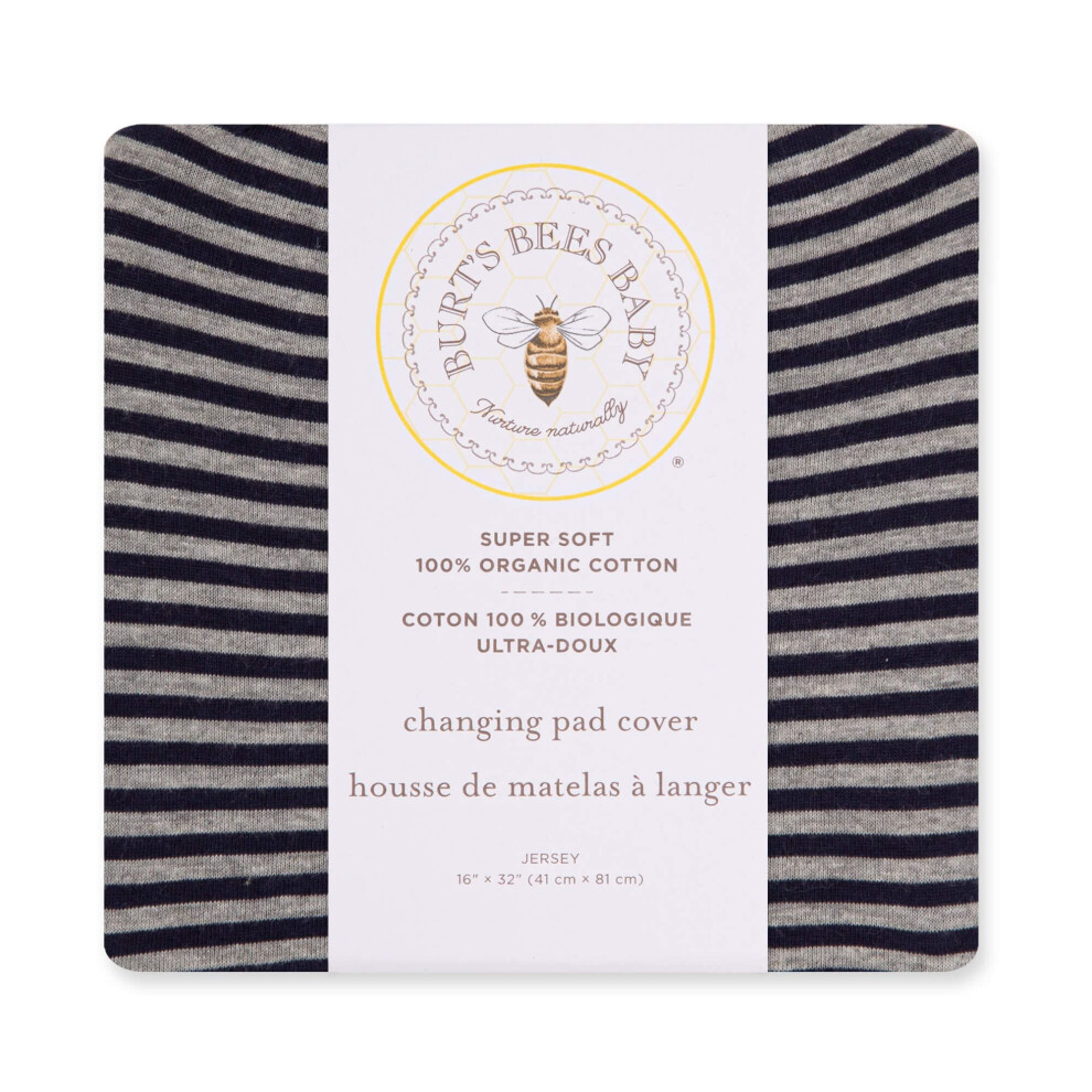 Burts Bees Baby - changing Pad cover  100 Organic cotton changing Pad