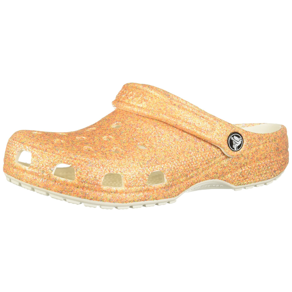 crocs Unisex-Adult classic Sparkly clogs  Metallic and glitter Shoes f