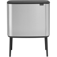 Pattumiera Bo Touch 36L Inox opaco, Brabantia Grigio
