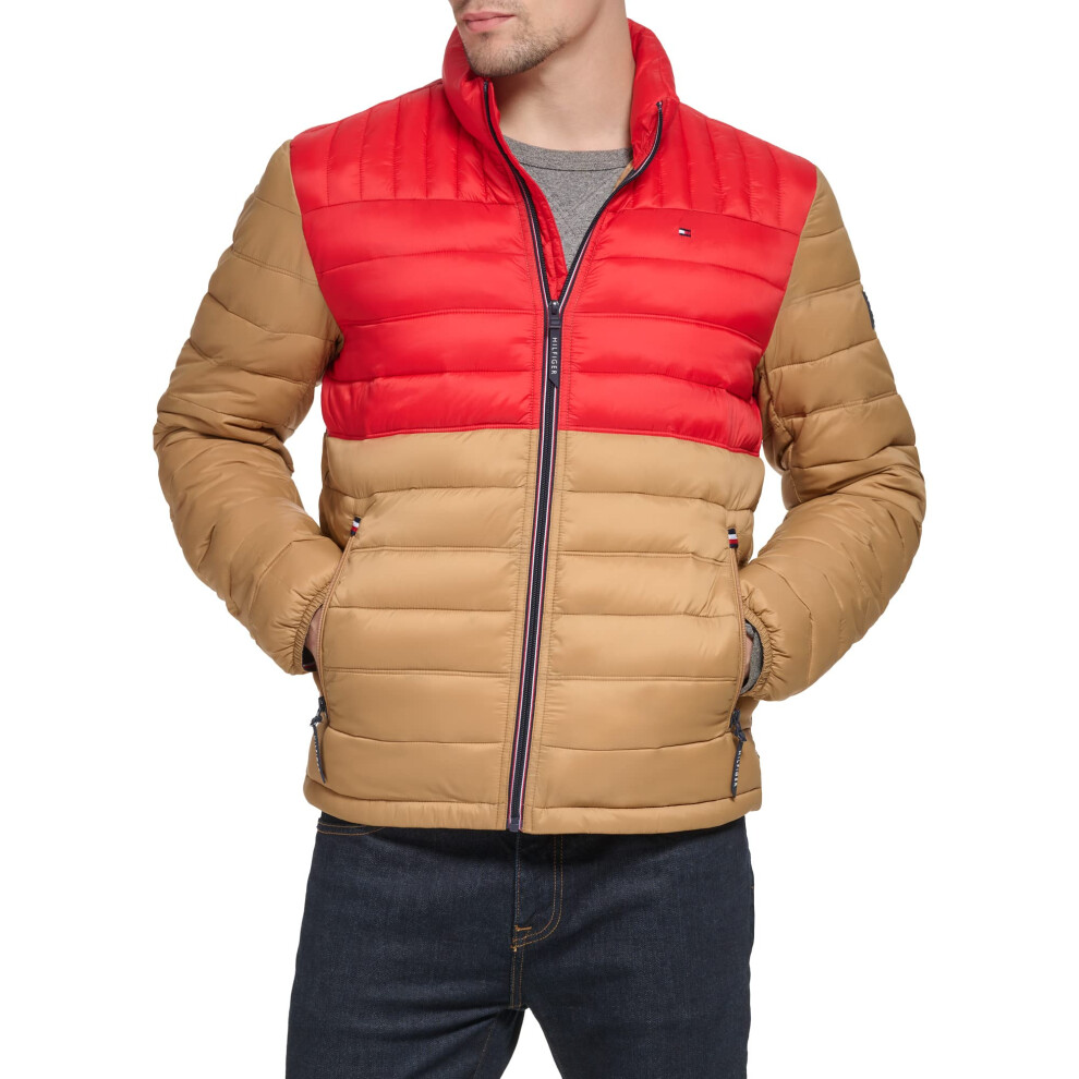 Tommy Hilfiger Men's Ultra Loft Lightweight Packable Puffer Jacket (St