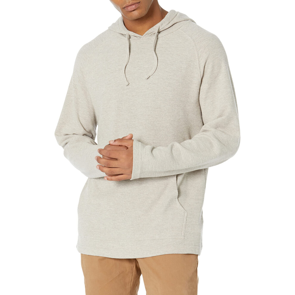 Amazon Essentials Mens Long-Sleeve Slub Thermal Pullover Hoodie (Previ