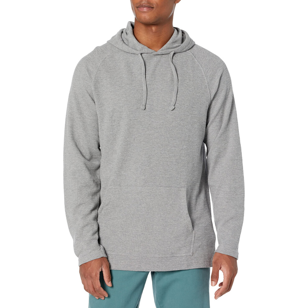 Amazon Essentials Mens Long-Sleeve Slub Thermal Pullover Hoodie (Previ