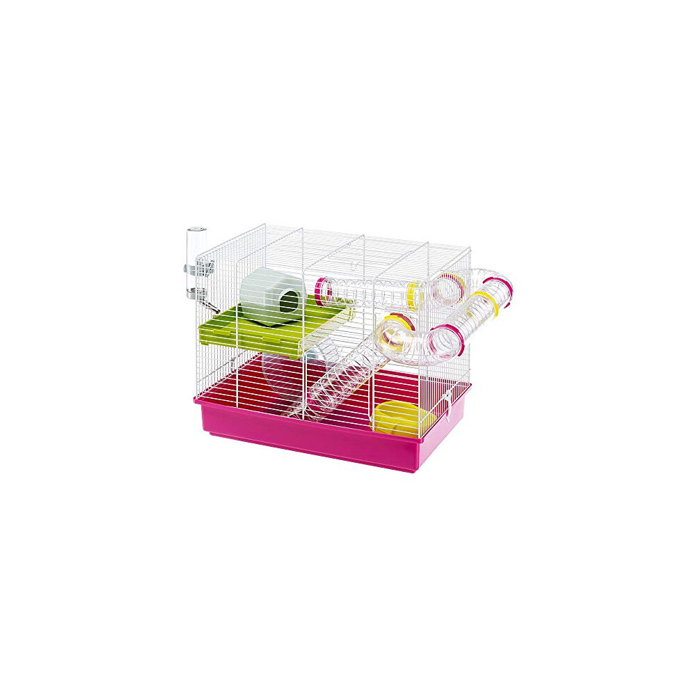 Ferplast Laura Small Hamster Cage  Fun & Interactive Cage Measures 18.