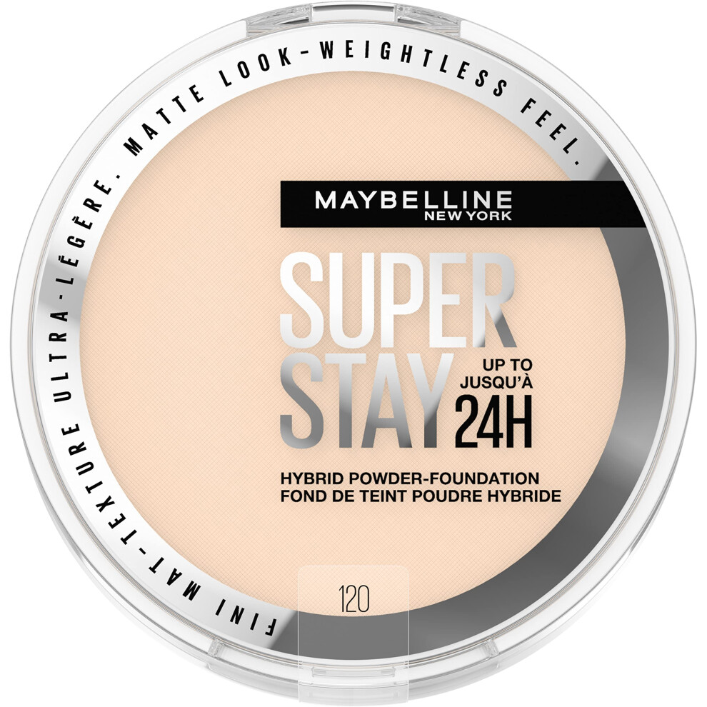 Maybelline Super Stay Up to 24HR Hybrid Powder-Foundation  Medium-to-F