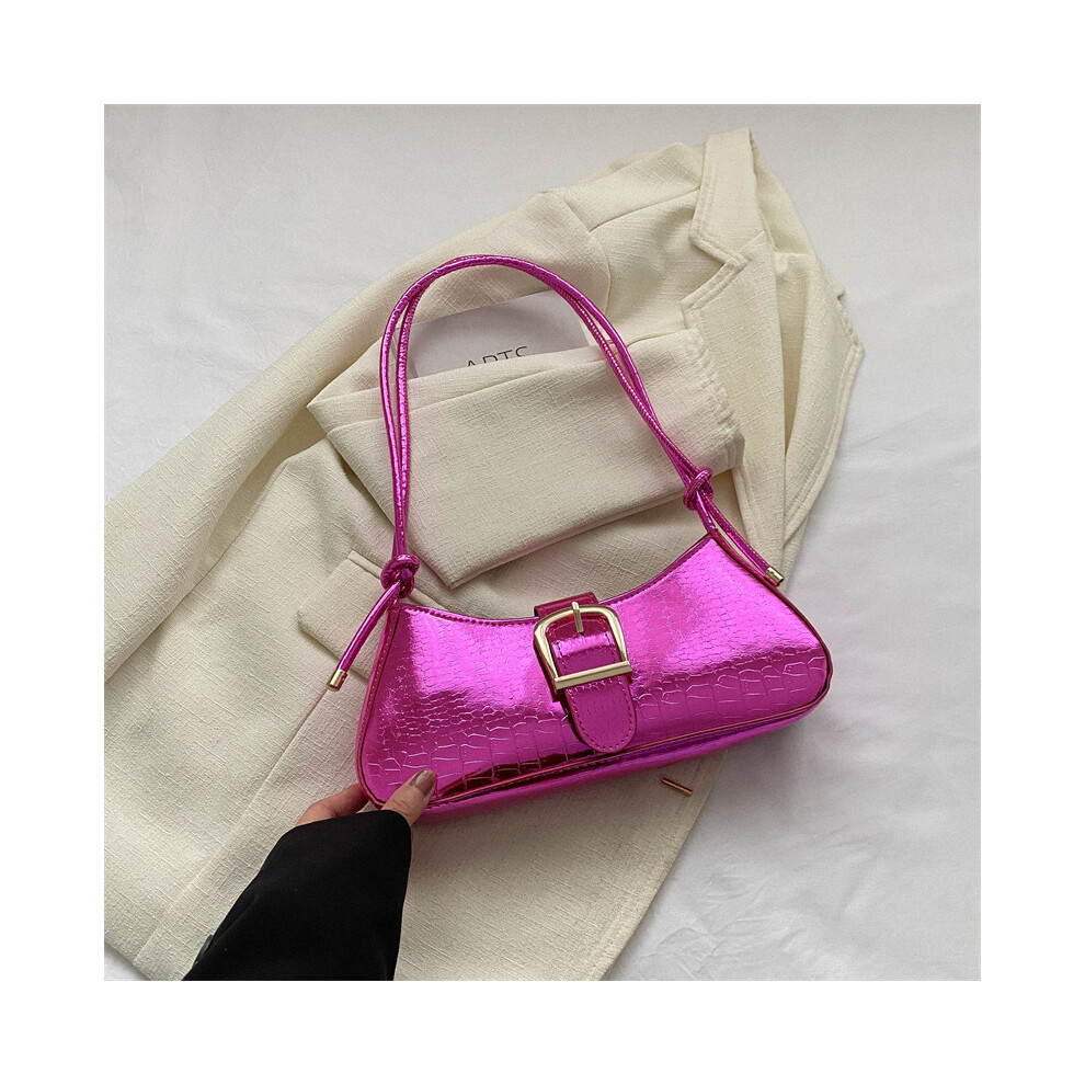 (Purple) Fashionable Mediumsized Baguette Bag For Women In Elegant Colors For Casual And Commuting Needs-image-OPC-PFKWFT9-NEW