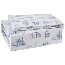 Nautica - King Sheet Set cotton Percale Bedding Set crisp cool Lig