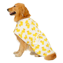 HDE Peignoir pour chien super absorbant  schage rapide pour chiot - Manteau rglable aprs le bain avec capuche pour chiens tailles S-XXL - Can