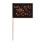 Musical Notation Black Toothpick Flags Marker Topper Party Decoration 1