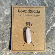 (Pink) Cute Crystal Gift Love Healing Calm Lucky Crystal Cute Crystal