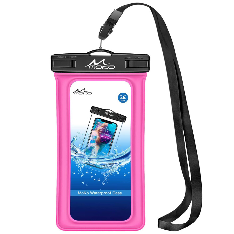 MoKo Floating Waterproof Phone Pouch Holder Floatable Phone Case Dry