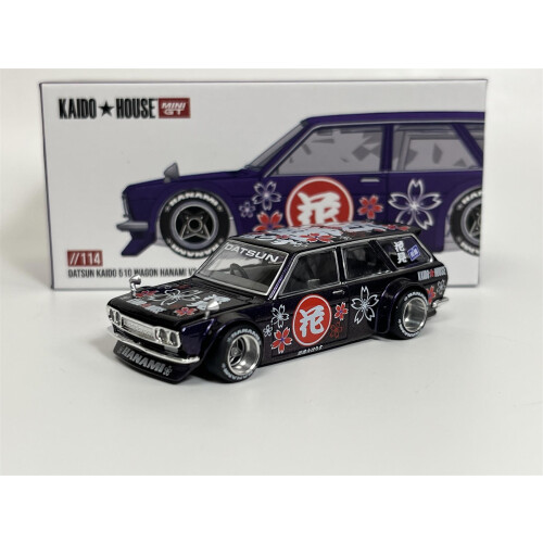 Datsun Kaido 510 Wagon Hanami V3 1:64  Kaido House Mini GT KHMG114