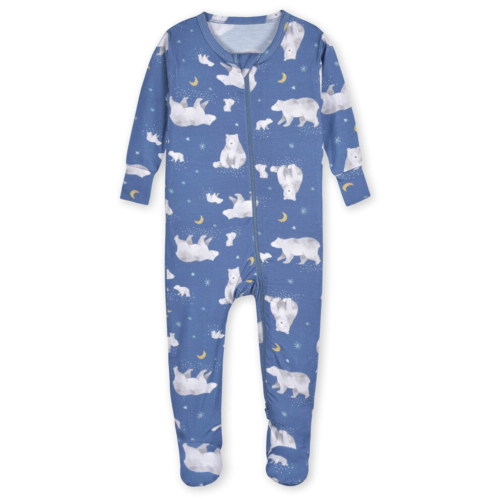 gerber Unisex Baby Toddler Buttery Soft Snug Fit Footed Pajamas with V