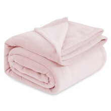 Bedsure Fleece Blanket Queen Blanket Pink - Bed Blanket Soft Lightweig