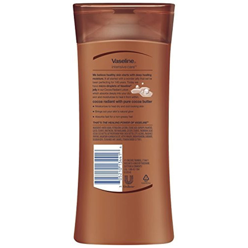 Vaseline Intensive Care Body Lotion - Cocoa Radiant - with Pure Cocoa