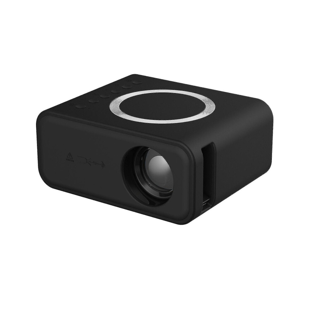 4K Projector 7500 Lumens 1080P 3D Led Mini Wifi Video Home Theater Cinema Dz(Black) Black