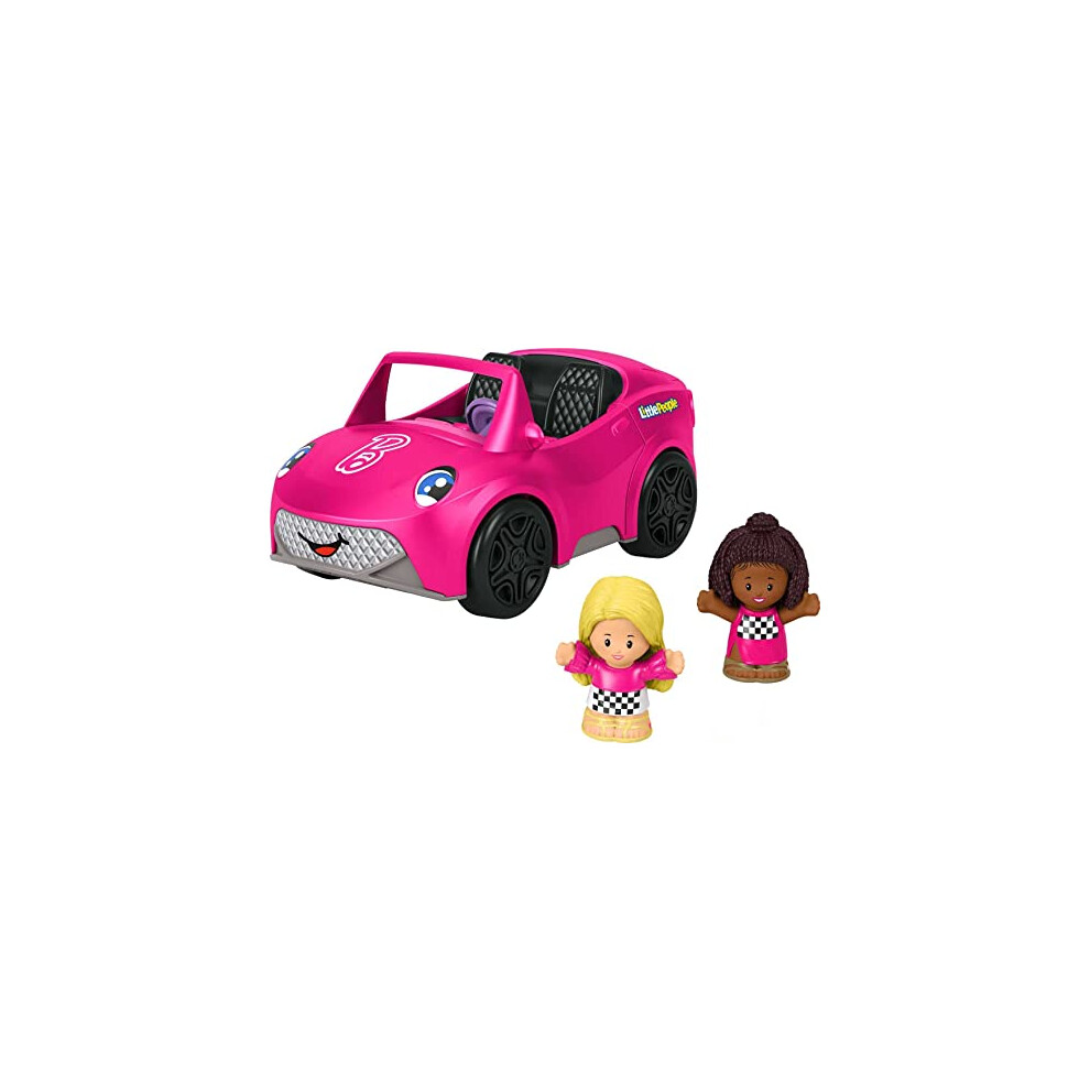 Fisher-Price Little People Barbie Toddler Toy Car Convertible with Mus