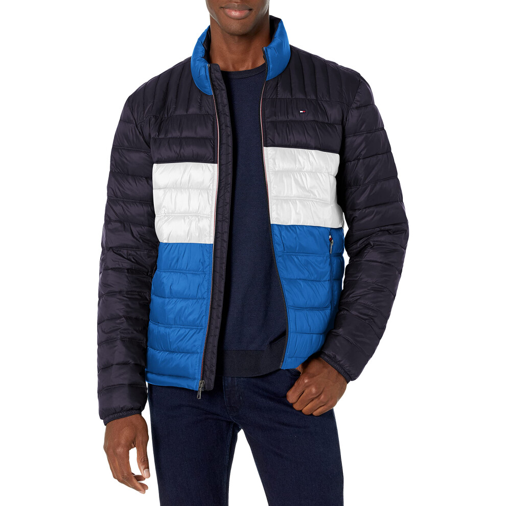 Tommy Hilfiger Mens Ultra Loft Lightweight Packable Puffer Jacket (Sta