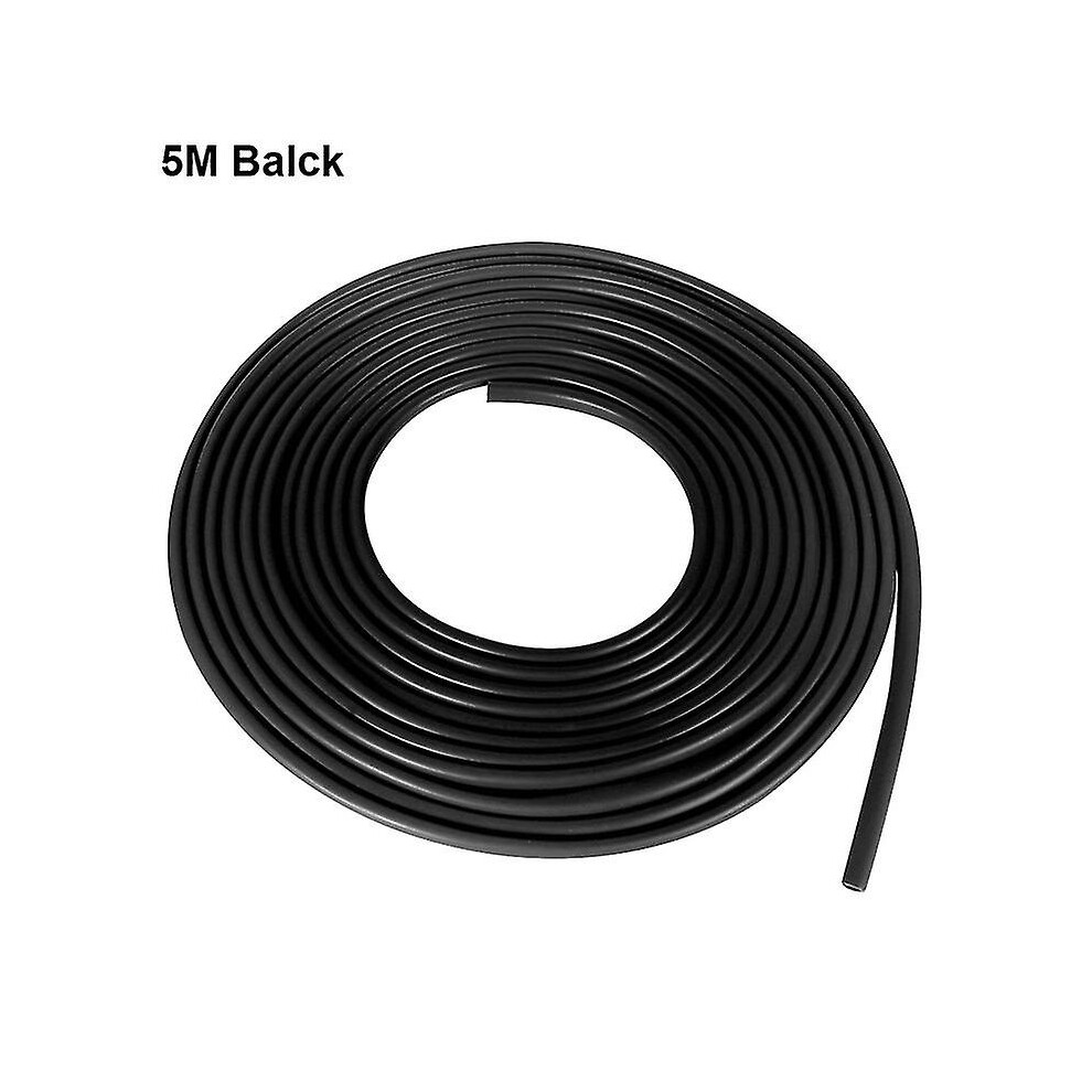 (5M Black) 2/5/10m Car Door Protector U Type Universal Car Door Edge Guards Strip Rubber Moulding Sealing Scratch Protector Strip For Auto