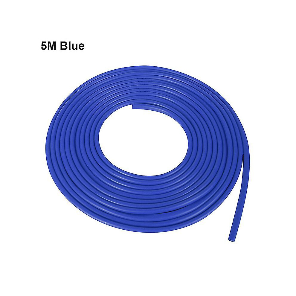 (5M Blue) 2/5/10m Car Door Protector U Type Universal Car Door Edge Guards Strip Rubber Moulding Sealing Scratch Protector Strip For Auto