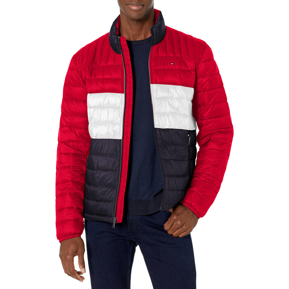 Tommy Hilfiger Mens Ultra Loft Lightweight Packable Puffer Jacket (Sta