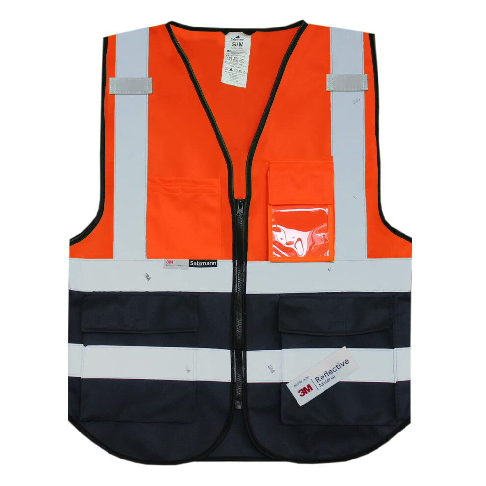 Salzmann 3M Multi-Pocket Safety Vest - Reflective High Visibility Vest 5060515864356