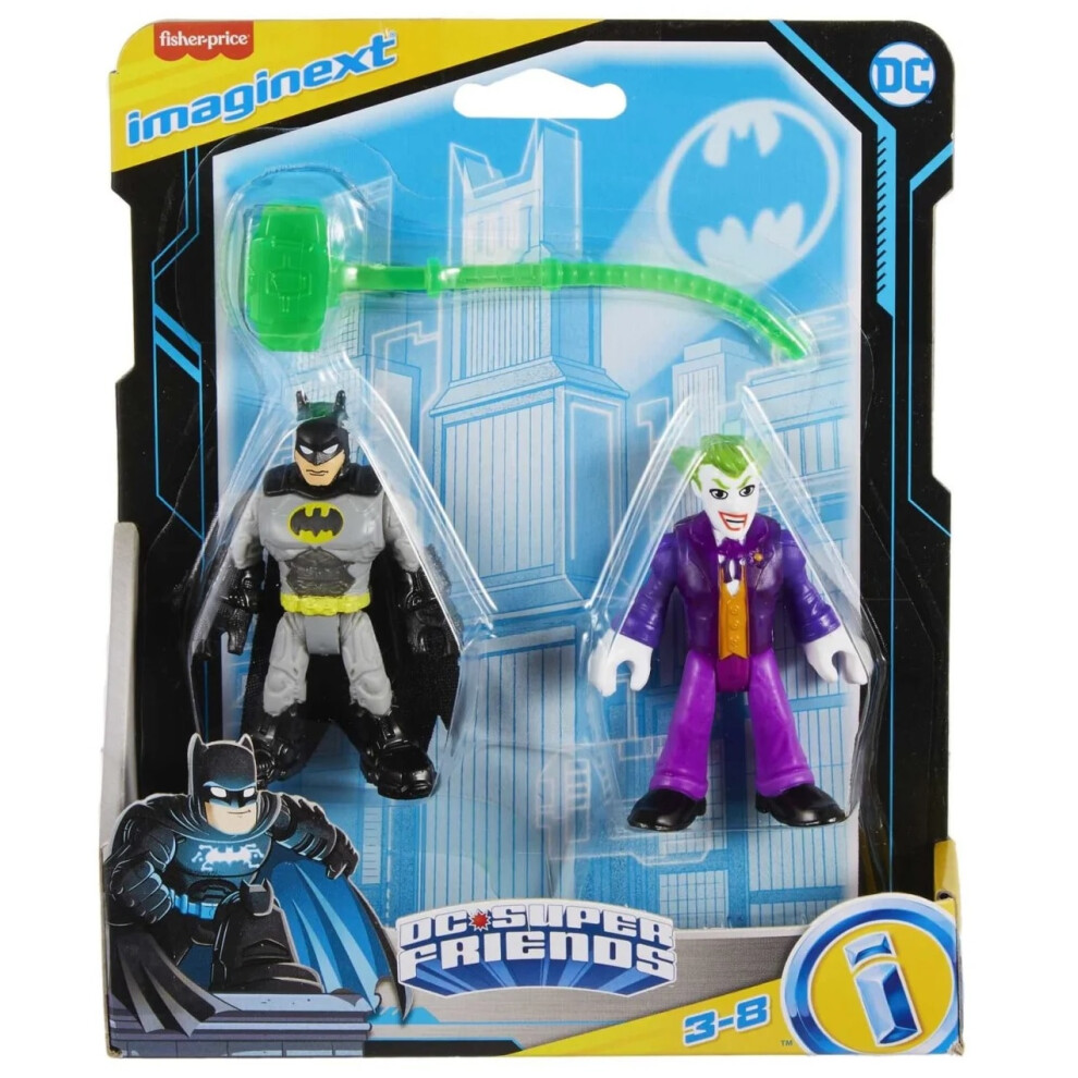 (Batman & The Joker) Imaginext DC Super Friends Set of Action Figures