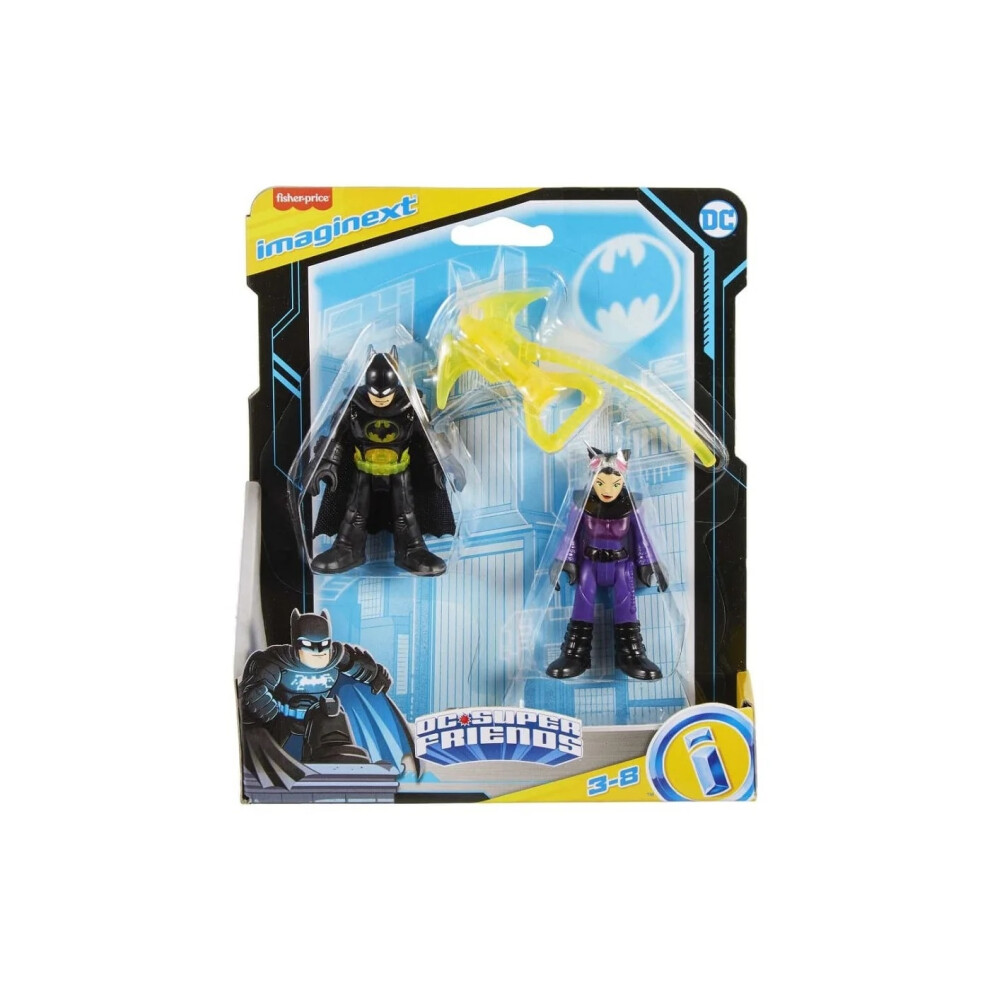 Fisher-Price (Batman & Kakos) Imaginext Dc Super Friends Set Of Action Figures