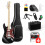 Donner  DST-152B 39 Electric guitar Kit HSS Pickup coil Split with Amp 1