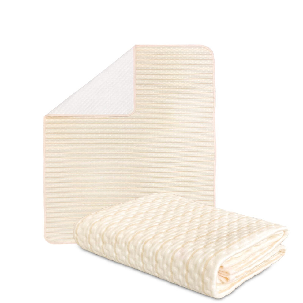 Kelisiting Bed Pads For Incontinence Washable Waterproof Premium Reusable Bamboo Fiber Large Pee Pads For Adult's Women Elderly 31X47inch