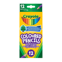 cRAYOLA colouring Pencils - Assorted colours (Pack of 12) A Must-Have