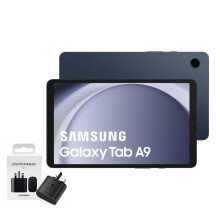 (Navy) Samsung Galaxy Tab A9 64GB 4GB RAM X110 Wi-Fi, with official 25W UK Adapter (EP-T2510) Retail Pack