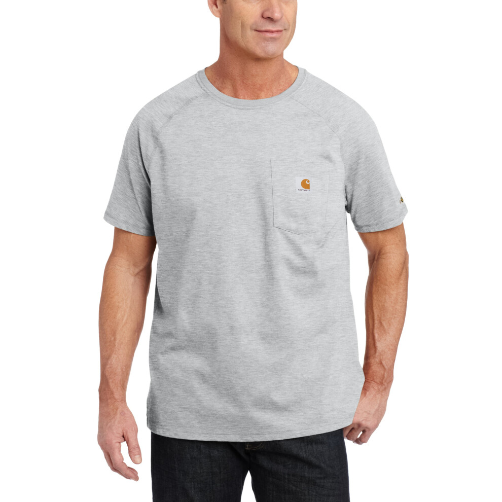 Carhartt Men's Big & Tall Force Relaxed Fit Midweight Short Sleeve Poc