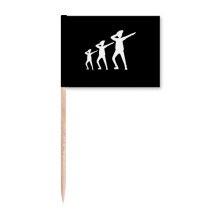 continuous progressive direction toothpick flags marker topper party decoration