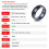 HECERE T5577 or UID chip RFID Black Ceramics Smart Finger rewrite Ring 3