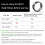 HECERE T5577 or UID chip RFID Black Ceramics Smart Finger rewrite Ring 5