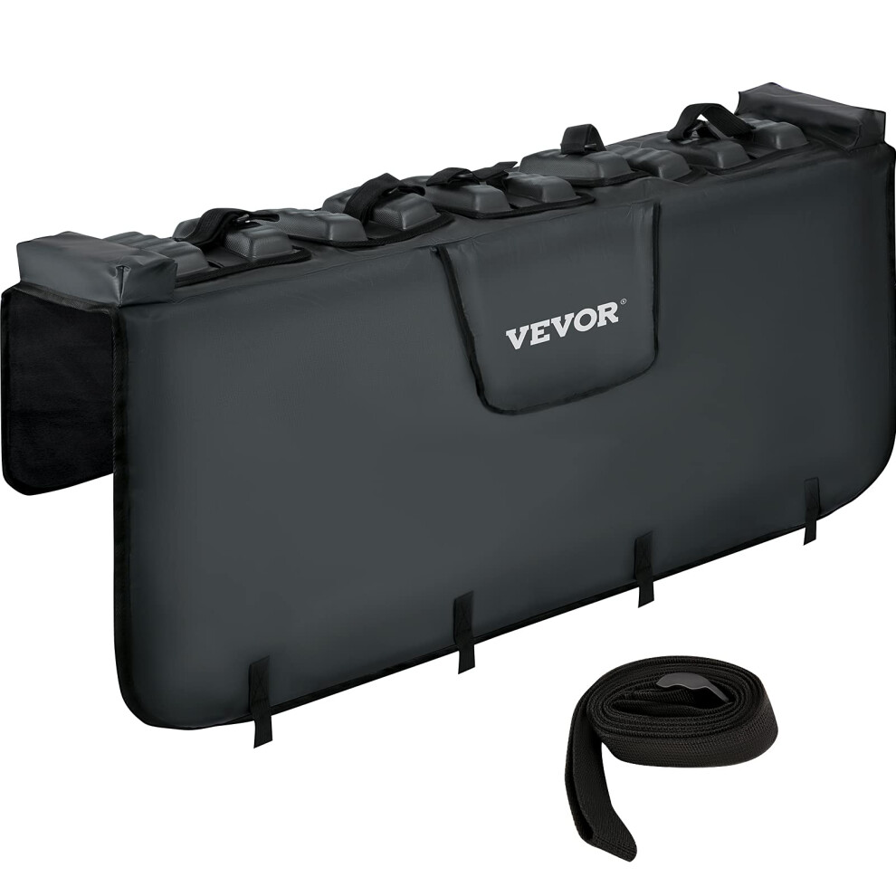 VEVOR Tailgate Bike Pad  Tailgate Protection Cover Carries UP to 5 Mou