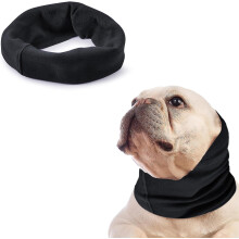 (Black, M) Dog Quiet Ear Covers For Ear Protection, Calming Ear Muffs For Dogs/cats - Hood For Anxiety Relief/calming/warm