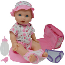 Drink and Wet Potty Training Baby Doll posable Dolls with Pacifier Bo