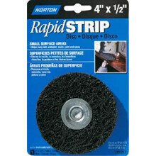 1024398 SPINDLE-MNT WHEEL 4 Norton Rapid Strip 4 in. D X 1/2 in. S Silicon Carbide Disc Spindle-Mounted Wheel 1 each (Pack of 1)