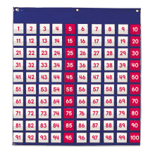 Learning Resources Hundred Pocket Chart  120 Cards  Grades K+  Classro