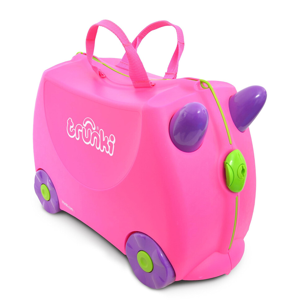 Trunki Ride-On Kids Suitcase  Tow-Along Toddler Luggage  Carry-On Cute