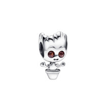 (Marvel guarding of galaxy groot ) 925 Sterling silver charm fits in pandora bracelet